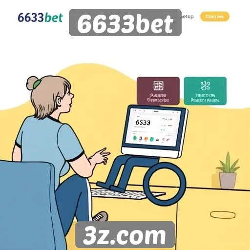Acessibilidade e navegação no site 6633bet